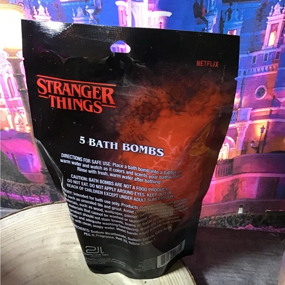 Stranger things vanilla pumpkin scented 5 bath bombs-new - Picture 2 of 2